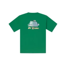 Letní outdoorové tričko s potiskem, asijské velikosti „Green“ Letní outdoorové tričko s potiskem, asijské velikosti „Green“