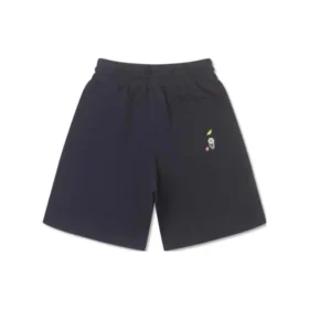 Logo Mid Length Knit Short Asijské velikosti „Black“