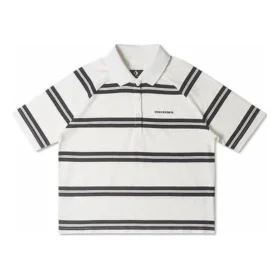 Marquis Polo s krátkým rukávem, asijské velikosti „White Black“