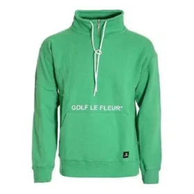 Mikina Converse x Golf Le Fleur Quarter Zip Pullover, asijské velikosti „Green“ Mikina Converse x Golf Le Fleur Quarter Zip Pullover, asijské velikosti „Green“