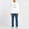 Mikina Converse x Golf Le Fleur s dlouhým rukávem, asijské velikosti „Bílá“