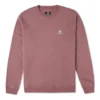 Mikina Go-To s výšivkou hvězdy a ševronu, z fleece s česanou zadní stranou, velikostní tabulka pro Asii „Maroon“