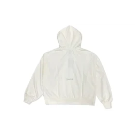 Mikina s kapucí a řetízkovým stehem, asijské velikosti „Beige“ Mikina s kapucí a řetízkovým stehem, asijské velikosti „Beige“