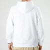 Mikina s kapucí a nášivkou Deconstructed Chuck, asijské velikosti „White“