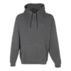 Mikina s kapucí a nášivkou Loose Fit Sneaker, asijské velikosti „Black Grey“