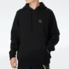 Mikina s kapucí a nášivkou Mountain Club, asijské velikosti, „černá“