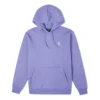Mikina s kapucí a vyšívaným hvězdicovým vzorem, asijské velikosti „Purple“
