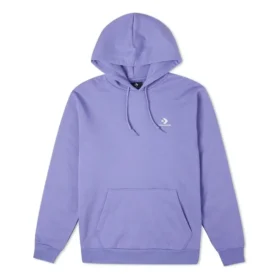 Mikina s kapucí a vyšívaným hvězdicovým vzorem, asijské velikosti „Purple“ Mikina s kapucí a vyšívaným hvězdicovým vzorem, asijské velikosti „Purple“