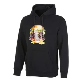 Mikina s kapucí Burger Pullover, asijské velikosti „Černá“ Mikina s kapucí Burger Pullover, asijské velikosti „Černá“