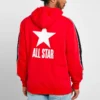 Mikina s kapucí Chuck Taylor All Star Track, asijské velikosti „Red“
