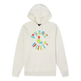 Mikina s kapucí Peace & Unity Recycled, asijské velikosti „Egret“ Mikina s kapucí Peace & Unity Recycled, asijské velikosti „Egret“