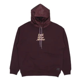 Mikina s kapucí Renew Retro, asijské velikosti „Burgundy“ Mikina s kapucí Renew Retro, asijské velikosti „Burgundy“