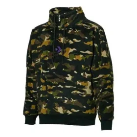 Mikina s kapucí z polárního fleece s kamuflážovým potiskem, asijské velikosti „Camo Green“ Mikina s kapucí z polárního fleece s kamuflážovým potiskem, asijské velikosti „Camo Green“