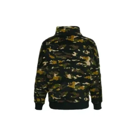 Mikina s kapucí z polárního fleece s kamuflážovým potiskem, asijské velikosti „Camo Green“ Mikina s kapucí z polárního fleece s kamuflážovým potiskem, asijské velikosti „Camo Green“