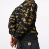 Mikina s kapucí z polárního fleece s kamuflážovým potiskem, asijské velikosti „Camo Green“