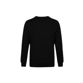 Mikina s kulatým výstřihem Essentials, asijské velikosti „Černá“ Mikina s kulatým výstřihem Essentials, asijské velikosti „Černá“