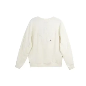Mikina s kulatým výstřihem Star Asijské velikosti „Beige“ Mikina s kulatým výstřihem Star Asijské velikosti „Beige“