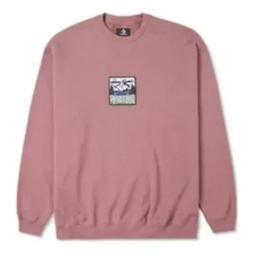 Mikina s potiskem Counter Climate, asijské velikosti „Pink Mauve“ Mikina s potiskem Counter Climate, asijské velikosti „Pink Mauve“