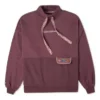 Mikina Tapesyt Crew, asijské velikosti „Dark Mauve“