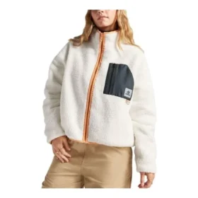 Oboustranná bundy Sherpa s celopropínacím zipem, asijské velikosti „Egret Black“ Oboustranná bundy Sherpa s celopropínacím zipem, asijské velikosti „Egret Black“