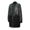 Oboustranná dlouhá bunda Bomber, asijské velikosti „Black“