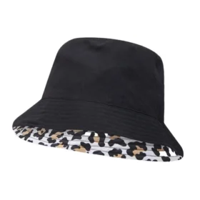 Oboustranná čepice s leopardím potiskem „White“