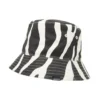 Oboustranná čepice Zebra Bucket Hat „Black“