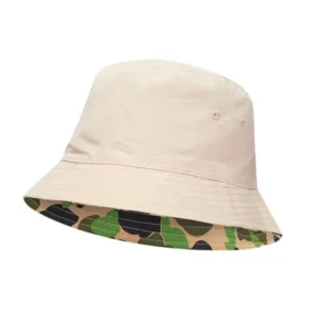 Oboustranný klobouk typu bucket hat „Camo Green“