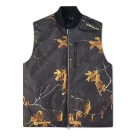 Oboustranná péřová vesta s potiskem Realtree, asijské velikosti „Černá“ Oboustranná péřová vesta s potiskem Realtree, asijské velikosti „Černá“