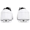 One Star Perforated Leather Low Top „White Black“