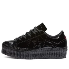 One Star Platform Ox „Patent Black“
