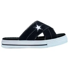 One Star Sandal Slip „Black White“