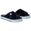 One Star Sandal Slip „Black White“