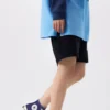 Šortky Chucks Retro Collegiate, asijské velikosti „Černé“