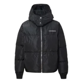 Oversized bundy s kapucí, asijské velikosti, „černá“ Oversized bundy s kapucí, asijské velikosti, „černá“