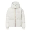 Oversized péřová bunda s asijským střihem „Beige“