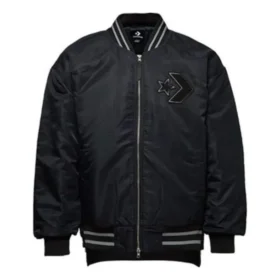 Padded Bomber Asijské velikosti „Černá“ Padded Bomber Asijské velikosti „Černá“