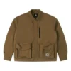 Přechodná vycpaná bundy RPC asijské velikosti „Green Khaki“