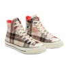 Plaid Chuck 1970s „Creamwhite Gray“