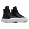 Platformové tenisky Chuck Taylor All Star Cruise Hi „Leather Black“