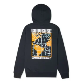 Pánské Converse s potiskem zemského vzoru, tmavě černé Pánské Converse s potiskem zemského vzoru, tmavě černé