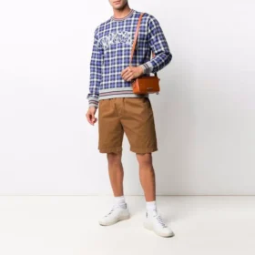 Pánské Converse x Todd Snyder Crossover Series kostkovaný vzor volné dlouhé rukávy modré Pánské Converse x Todd Snyder Crossover Series kostkovaný vzor volné dlouhé rukávy modré