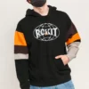 Pánský pulovr Converse x Rokit s kříženým prošíváním, černý