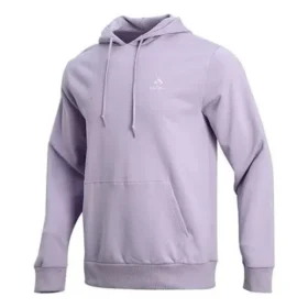 Pánský sportovní svetr s kapucí Converse Athleisure, volnočasový, světle fialový Pánský sportovní svetr s kapucí Converse Athleisure, volnočasový, světle fialový