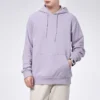 Pánský sportovní svetr s kapucí Converse Athleisure, volnočasový, světle fialový