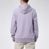 Pánský sportovní svetr s kapucí Converse Athleisure, volnočasový, světle fialový