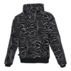 Pánský svetr Converse Athleisure Casual Sports Splash Ink Printing s kapucí a fleecovou podšívkou, celoplošný potisk