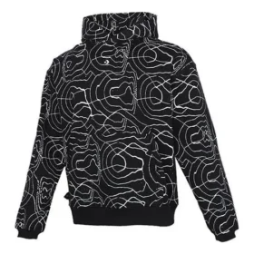 Pánský svetr Converse Athleisure Casual Sports Splash Ink Printing s kapucí a fleecovou podšívkou, celoplošný potisk Pánský svetr Converse Athleisure Casual Sports Splash Ink Printing s kapucí a fleecovou podšívkou, celoplošný potisk