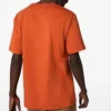 Pánské tričko Converse Renew s potiskem abecedy, krátký rukáv, oranžové
