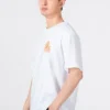 Pánské tričko Converse s potiskem, krátký rukáv, bílé